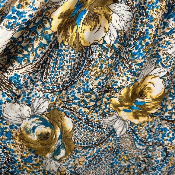 Boemo Tiered Prairie Cottage Boho Maxi Dress Size Medium Petite - Picture 4 of 8